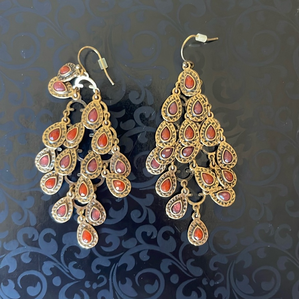 Gold earrings